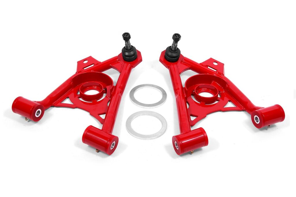 BMR AA043 - A-arms, Lower, Spring Pocket, Non-adj, Poly, Tall Ball Joint (94-04 Mustang)